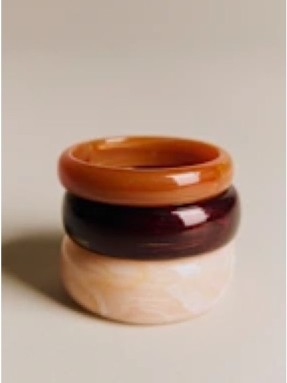 NWOT Sezane Amanda Bracelets
Color: Brown Multi - Cream, Brown, Amber